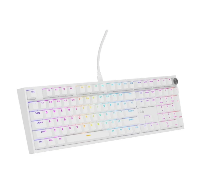 GENESIS THOR 404 Univerzální USB QWERTY klávesnice česky Bílá