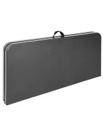 STOLEK PRO CATERING KOMPAKTNÍ STOLEK 86,5x86,5x71 cm a 4 SEDÁTKA ČERNÝ