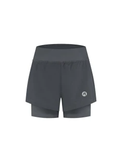 Rogelli dámské šortky 2v1 ESSENTIAL šedá L