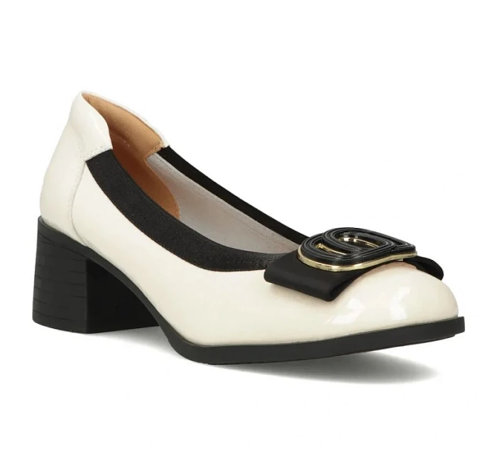 Béžové lakované lodičky Filippo DP6960