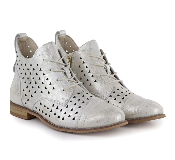 Plošinové pytle s ornamentem Potocki W WOL106B bílá