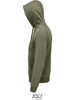 SOL'S Stellar Unisex raglánová mikina s kapucí z bio bavlny 25.3568 khaki SOL'S Stellar Unisex raglánová mikina s kapucí z bio bavlny 25.3568 khaki