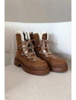 Dámské sněhule s kožíškem Camel model 21715007 - Boto