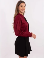 Košile DHJ KS model 20731266 bordó - FPrice