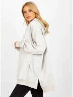 Dámská mikina TW BL model 18140319 světle šedá - FPrice Dámská mikina TW BL model 18140319 světle šedá - FPrice