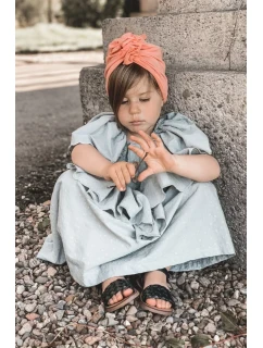 Dětské Pletené Sandály Černé Bailly