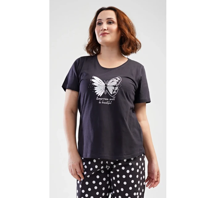 Dámské pyžamo kapri Motýl Dámské pyžamo kapri Motýl