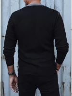 Pánský šedočerný svetr FashionStreet WX2206