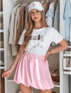 Dámská mini sukně PUFFELLA růžová FashionStreet CY0504