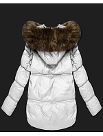 Dámská bunda bomber s kapucí S'West broken white (B8280-26) Dámská bunda bomber s kapucí S'West broken white (B8280-26)