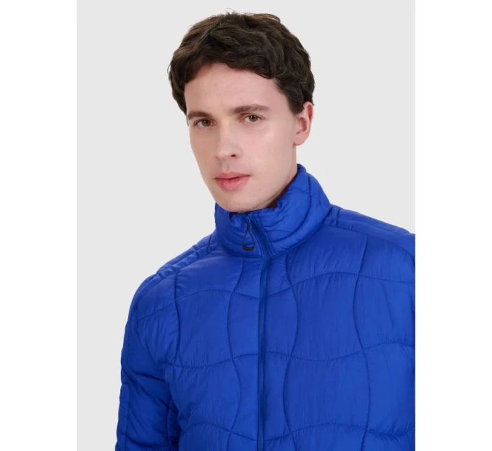 Pánská trekingová péřová bunda model 21434048 s výplní Primaloft Silver - 4F Pánská trekingová péřová bunda model 21434048 s výplní Primaloft Silver - 4F