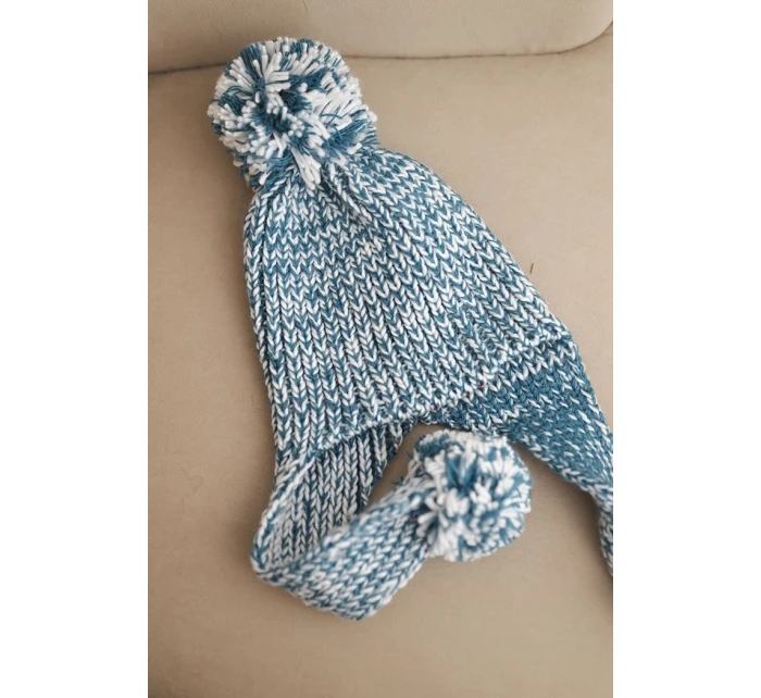 Dámská čepice ušanka Emma K343 tyrkysová