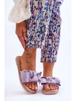 Semišové Dámské Pantofle S Mašlí model 21615000 - Boto