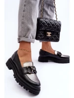 Dámské kůže na plochém podpatku černé model 21633027 - Laura Messi