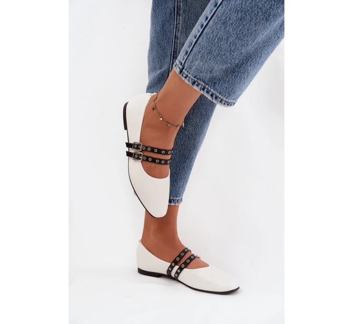 Dámské Baleríny S Bílé model 21744618 - Boto