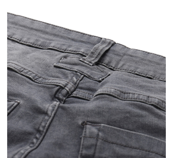 Pánské kalhoty jeans ALPINE PRO QIZOB dk.true gray
