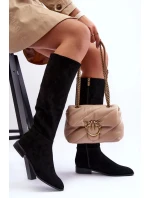 Ploché Podpatky Z Kůže Černé model 21881018 - Kesi