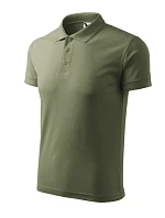 Pique Polo polokošile pánská khaki