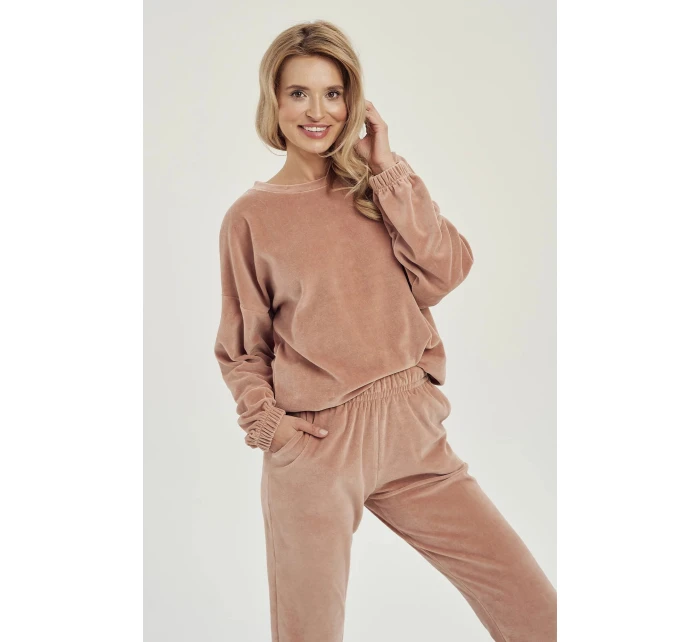 Dámská tepláková souprava Belle 01 béžová model 19446199 - Taro Dámská tepláková souprava Belle 01 béžová model 19446199 - Taro