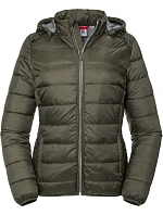 Dámská Nano bunda s kapucí 10. dark olive model 22473318 - Russell Athletic Dámská Nano bunda s kapucí 10. dark olive model 22473318 - Russell Athletic