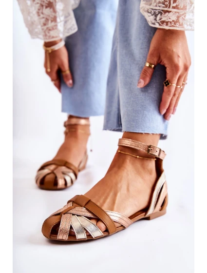 Kožené dámské sandály model 21587007 - Maciejka