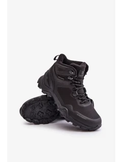 Lehké Zateplené Pánské Trekingové Boty McBraun Voděodolné Černé