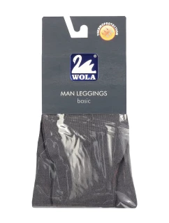 Pánské hladké bavlněné podvlékací kalhoty Man Leggings basic w58.003 - Wola