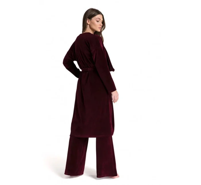 Dámský sametový župan LA087 - Lalupa