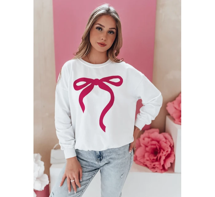 Dámská oversize mikina SOFTTIE bílá FashionStreet BY1359