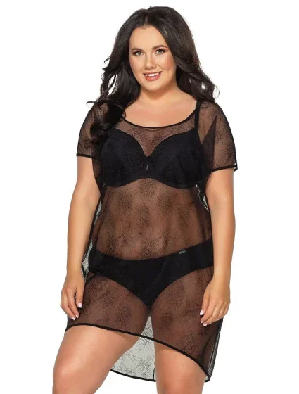 Plážové šaty Ava SP 21 Black S-3XL