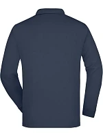 Daiber JN 22 Piqué polo s dlouhým rukávem z těžké bavlny 02.0022 navy Daiber JN 22 Piqué polo s dlouhým rukávem z těžké bavlny 02.0022 navy