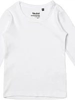 Neutral O 11001 Dětské tričko s dlouhým rukávem 77.1001 white
