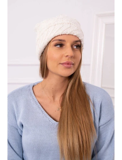 Dámská čepice Dagmara K332 bílá Dámská čepice Dagmara K332 bílá