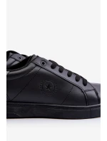 Nízké pánské tenisky z ekologické kůže Big Star NN174284 černé Nízké pánské tenisky z ekologické kůže Big Star NN174284 černé