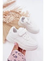 Dětská Sportovní Obuv Z Eko Kůže Bílá model 21700953 - Boto Dětská Sportovní Obuv Z Eko Kůže Bílá model 21700953 - Boto