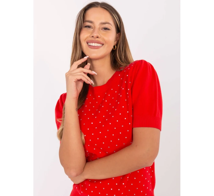 Sweter PM SW PM model 21314397 czerwony - FPrice Sweter PM SW PM model 21314397 czerwony - FPrice