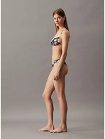 Plavky Dámské topy SQUARE BRALETTE-PRINT KW0KW025020GJ - Calvin Klein