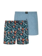 Pánské trenýrky 2Pack modré s potiskem model 19641882 - Jockey Pánské trenýrky 2Pack modré s potiskem model 19641882 - Jockey