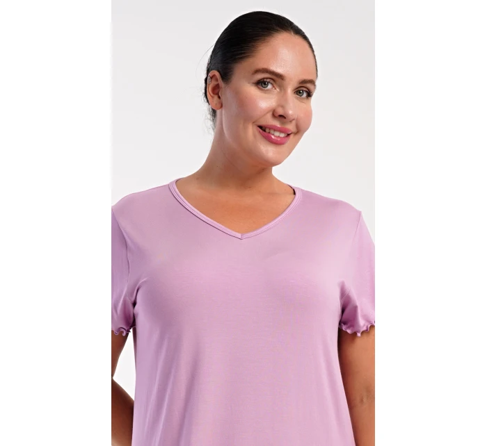 Dámská noční košile s krátkým rukávem Liliana Dámská noční košile s krátkým rukávem Liliana