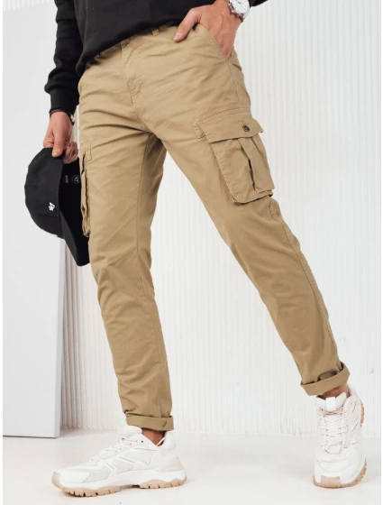 Pánské bojové kalhoty béžové FashionStreet UX4254