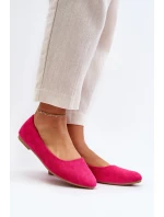 Dámské semišové baleríny Fuksie Kommia Dámské semišové baleríny Fuksie Kommia