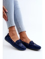 Dámské modré semišové mokasíny Si Passione Dámské modré semišové mokasíny Si Passione