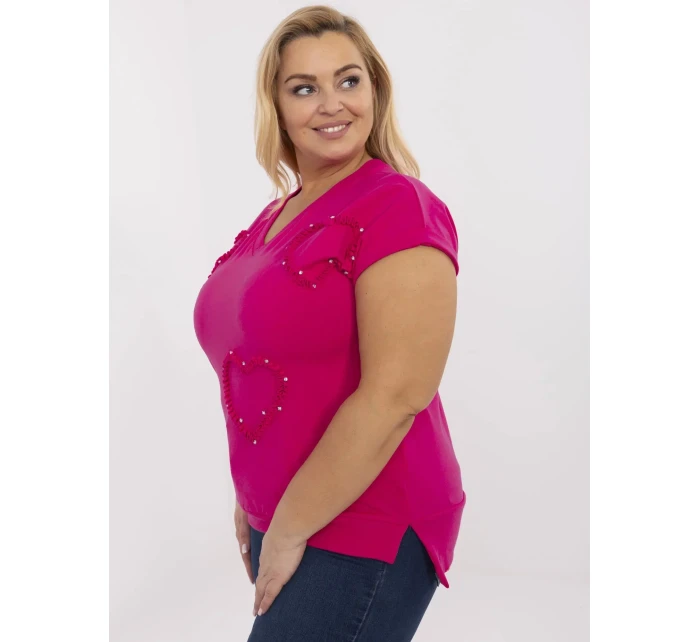 Halenka RV BZ A542.12P fuchsiová Halenka RV BZ A542.12P fuchsiová