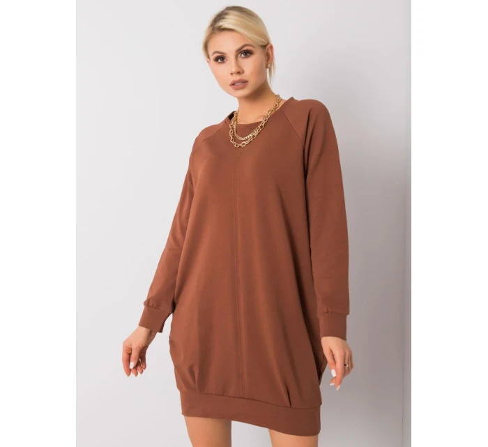 Šaty RV TU 5184.93P tmavě hnědá