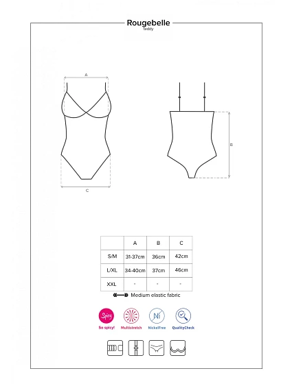body teddy  model 7897780 - Obsessive