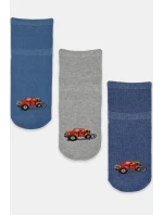 SKARPETY BAWEŁNIANE Z SILIKONEM CHŁOPIĘCE model 21334294 - Noviti