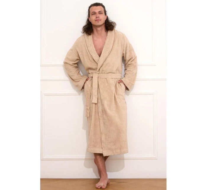 Dlouhý pánský župan model 21038598 4XL - L&L Dlouhý pánský župan model 21038598 4XL - L&L