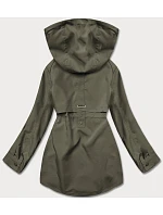 Tenká dámská bunda v khaki barvě s podšívkou model 22090149 - S'WEST