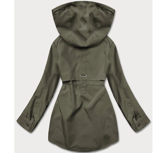 Tenká dámská bunda v khaki barvě s podšívkou model 22090149 - S'WEST