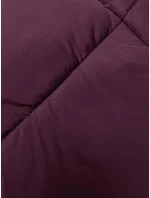 Vypasovaná dámská vesta ve vínové bordó barvě model 18934709 - J.STYLE Vypasovaná dámská vesta ve vínové bordó barvě model 18934709 - J.STYLE